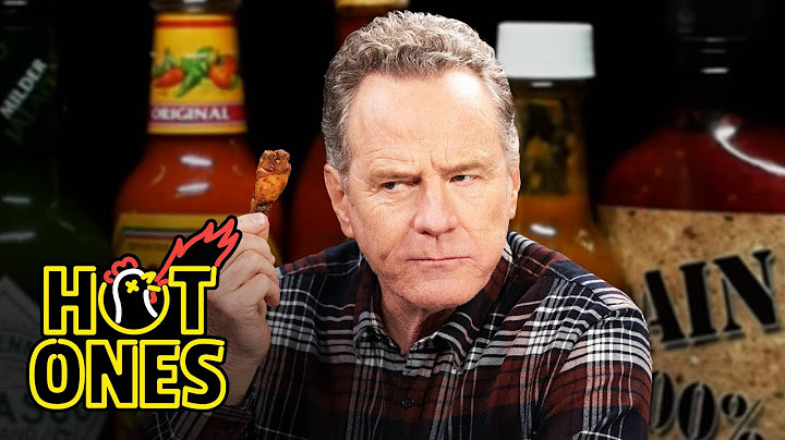 Bryan Cranston Fully Commits While Eating Spicy Wings | Hot Ones