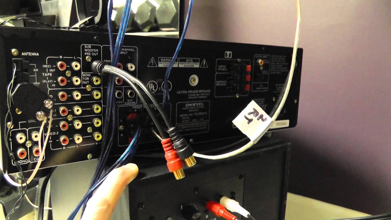 How to Hook up a Subwoofer and get best Subwoofer at Best ... 7 1 surround sound wiring diagram 