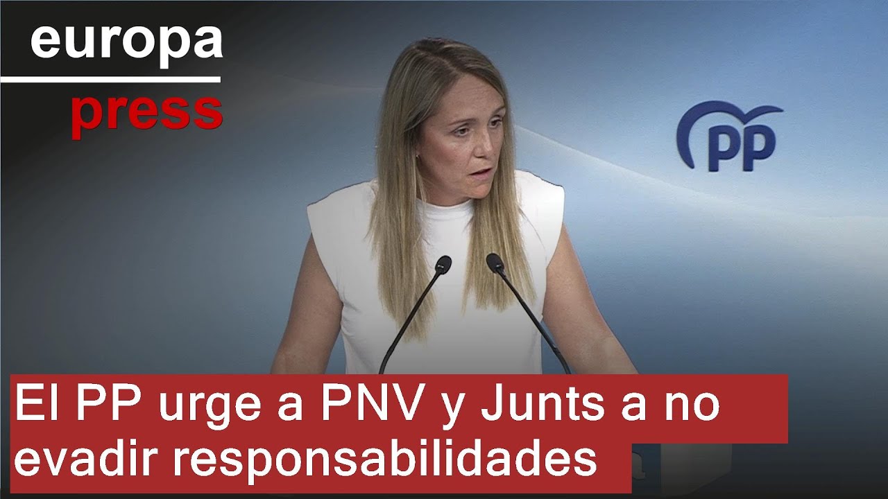 El PP pide a PNV y Junts no "lavarse las manos como Poncio Pilatos ...