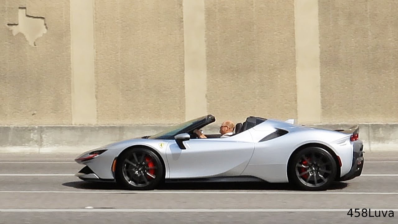 ⁣SPOTTED! Super Rare Ferrari SF90 Spider in San Antonio, Texas!