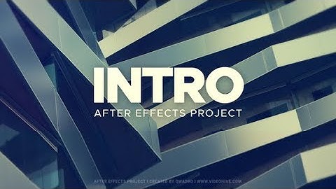 Glitch Promo Intro ( After Effects Template ) ★ AE Templates