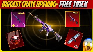 New Ultimate 0 UC Opening & Old Upgrade M416 Skin ? Biggest Crate Opening & Free Crate Opening Trick screenshot 1