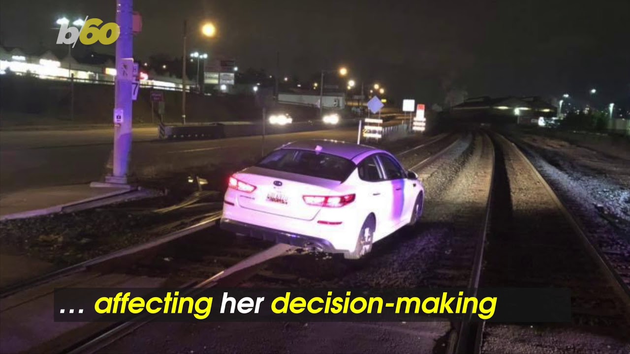 Woman Drives Car Onto Train Tracks Because GPS Said to Go That Way