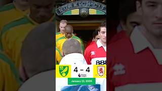 Norwich 4–4 Middlesbrough: Eight-Goal Chaos #Norwich #Boro #PremierLeague #Football #Shorts