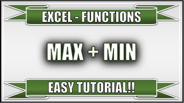 Excel - Function - MAX + MIN