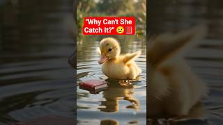 🐥 The Duck Just Wanted This Tiny Red Book ❤️📕☁️#shorts