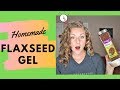 Homemade Flaxseed Gel for Wavy/Curly Hair (2A, 2B, 2C)