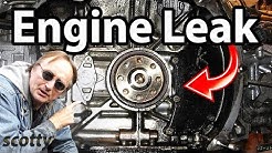 How to Stop a Engine Oil Leak in Your Car (Oil Pump Seal)