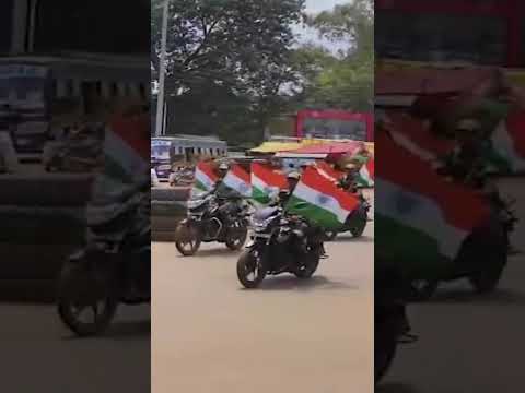 बस्तर में तिरंगा यात्रा 🇮🇳