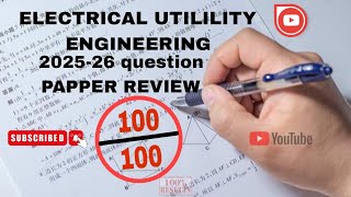 Electrical Utility Engineering -Exam Question Parer Review