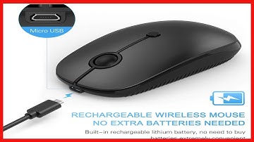 Bluetooth Wireless Mouse, Easy Switch to 3 Device, Vssoplor Rechargeable Type C Mouse