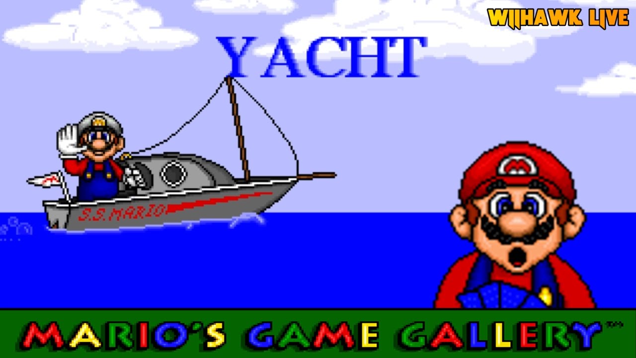 Mario's Game Gallery 5 Yacht Live Let's Play [Deutsch] YouTube
