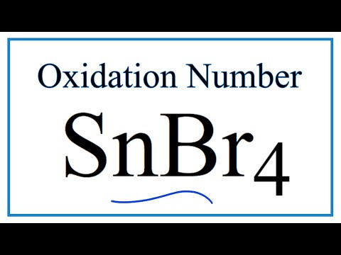 How to find the Oxidation Number for Sn in SnBr4