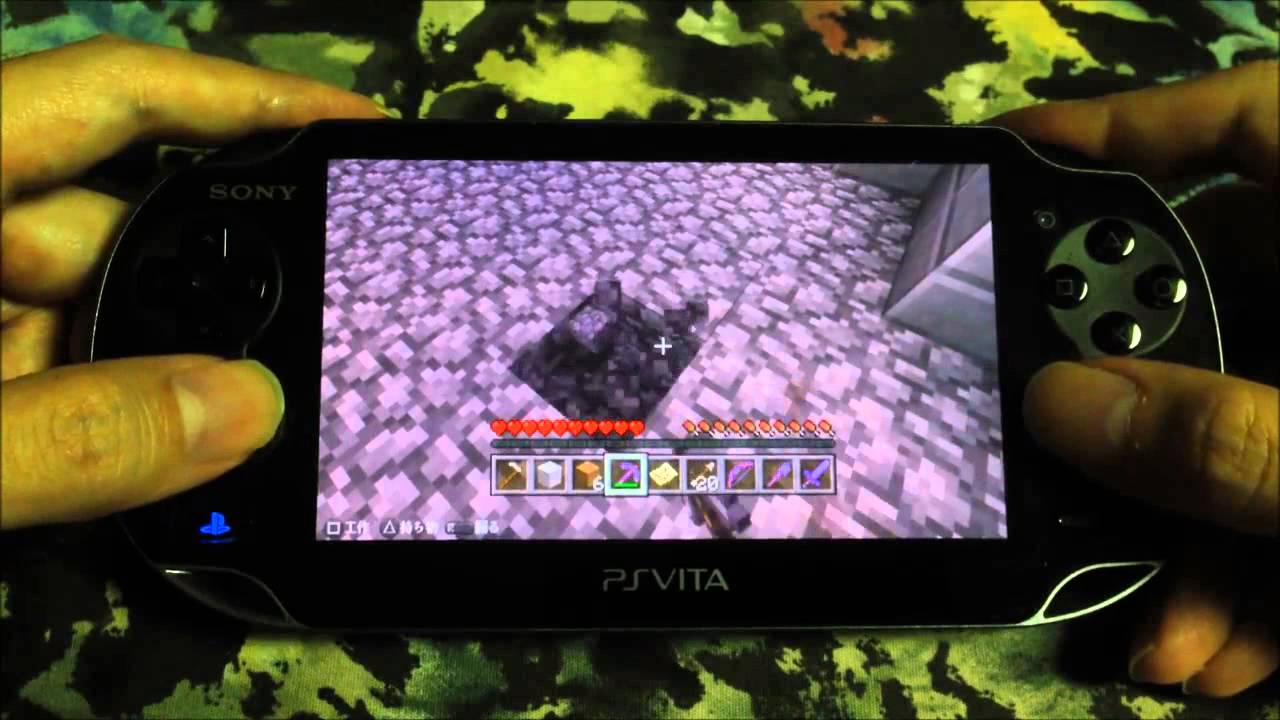 【PS VITA】マインクラフト体験版（開始15分ほど） - YouTube