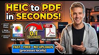 How to Convert HEIC to PDF in Seconds (Free & No Uploads)