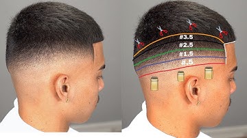 Como Hacer Un Mid Fade Perfecto Paso A Paso | Tutorial De Barberia Para Principiantes En Espanol
