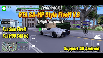 SHARE‼️MODPACK GTA SAMP STYLE FIVEM V.6 (HIGH VERSION) | FULL SKIN BERASA MAIN GTA 5 ROLEPLAY‼️