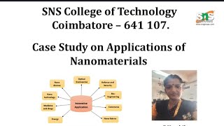 CASE STUDY ON APPLICATIONS OF NANO MATERIALS | PHYSICS FOR ENGINEERS SNS INSTITUTIONS 