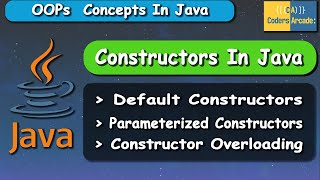 Constructors In Java || Java OOPs Concepts