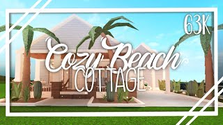 Cozy Beach Cottage 63k [Bloxburg Speedbuild]