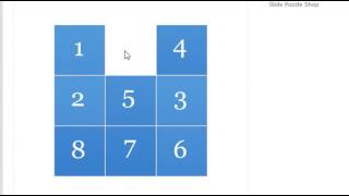 How to solve 8 pieces Sliding Puzzle screenshot 1