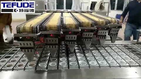 Dip stick chocalate cup counting and filling sealing machine 00 00 02 00 00 29