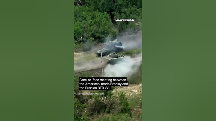 Bradley estadounidense frente al BTR-82 ruso: encuentro cara a cara #guerraenUcrania #tanques