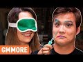 Blindfold Makeup Challenge w/ Safiya Nygaard & Tyler Williams