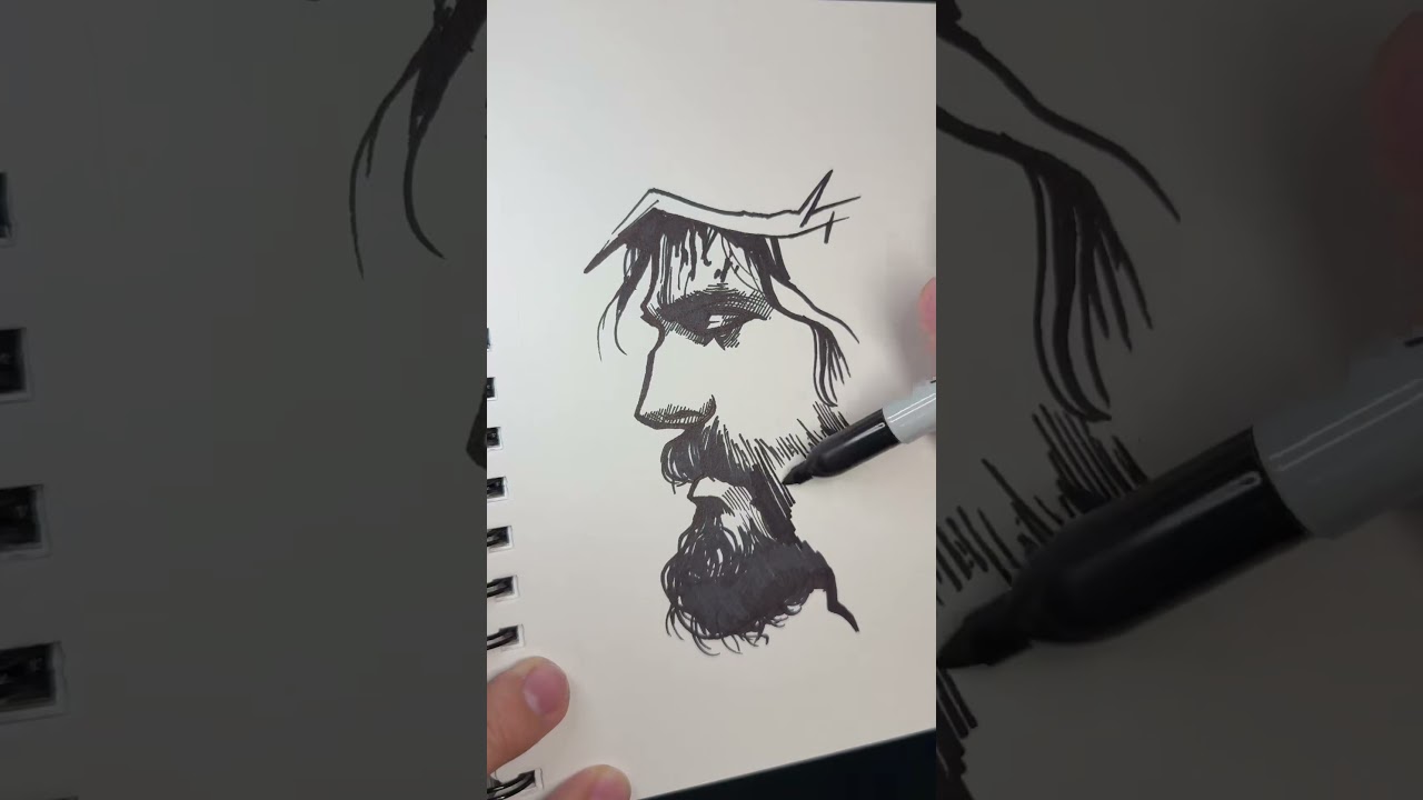 Jesus Drawing Tutorial 🙏✝️ | Step by Step | Easy Christian Art ✝️🎨