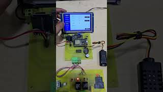 Humidity and Temperature Controller and data logger with hmi display #tempdisplay #controller