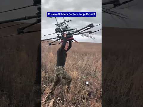 Video Russian Soldiers Disarmed a Hexacopter Right in the Open Field!
