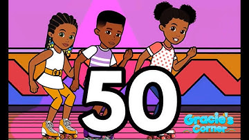 The Counting Song | Count to 50 | Gracie’s Corner | Kids Songs + Nursery Rhymes