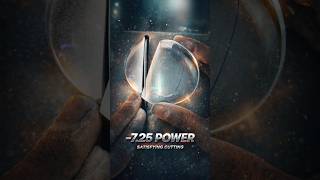 -7.25 Power Lens Cutting 😳 | Most Satisfying Optical Process