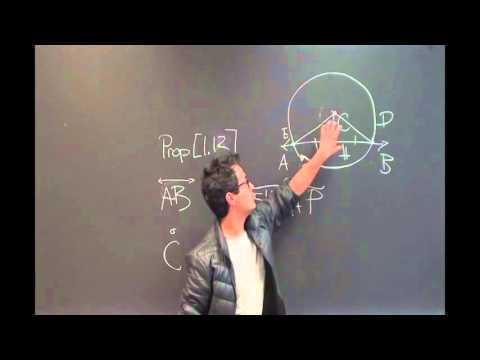 Euclid's Elements Book 1, Proposition 12