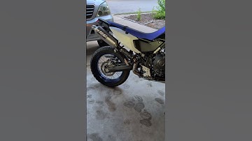 SC Project rally raid slip-on exhaust on the 2025 Tenere 700 #adventuremotorcycle #rally #exhaust