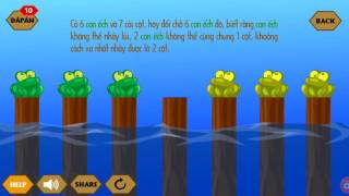 Game Android - Qua Sông IQ - Màn 5 Đổi chỗ 6 con ếch. screenshot 4