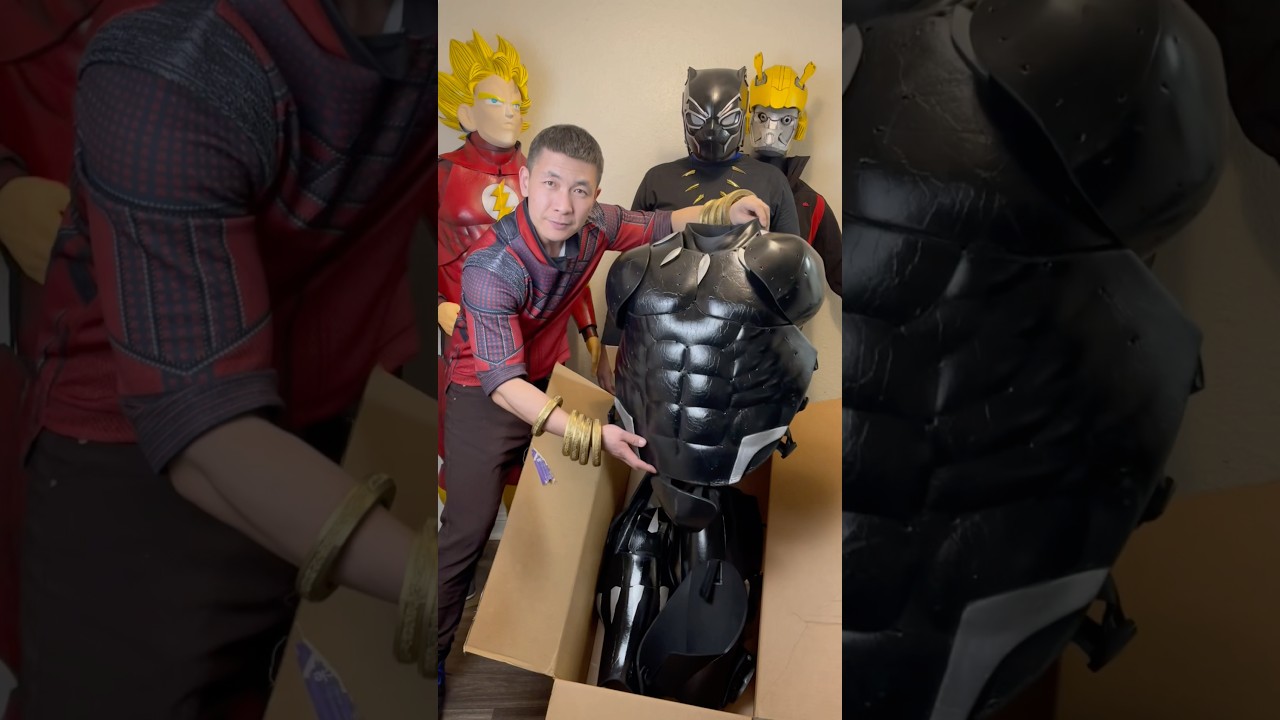 Suiting Up Like a King #Cosplay #marvel #BlackPanther #WakandaForever #SuitUp #MarvelVibes #HeroMode