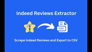 How to scrape and export Indeed reviews to CSV/JSON/Excel in 2025