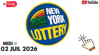🔴 LIVE | New York Lottery Midday Results –02 JULY 2026 Win 4 • Take 5 • Numbers NY Lottery En Direc