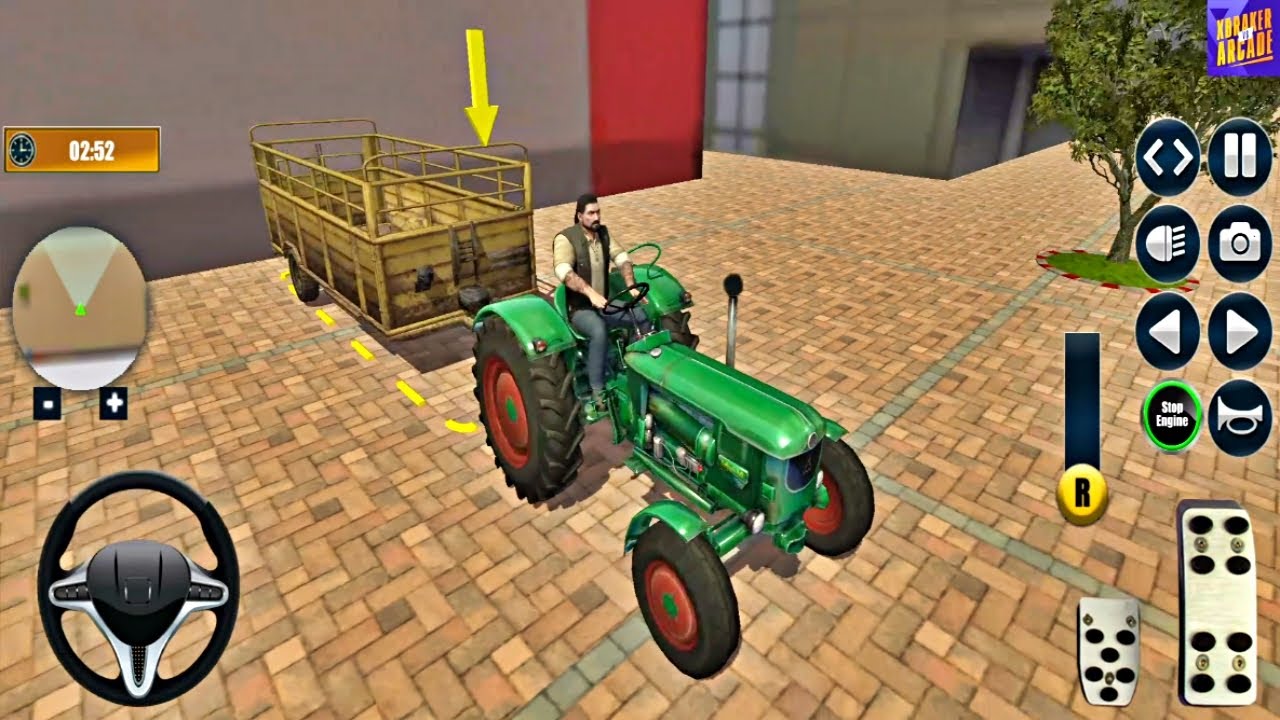 Real Tractor Trolley Cargo Farming Simulation 2 - New Android Gameplay