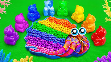 Finding Numberblocks, Alphablocks, Cocomelon Rainbow Eggs SLIME with Dinosaur, Shell Coloring! ASMR