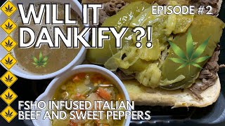 Will It Dankify ?? Episode Chicago Style Buona Italian Beef Sausage Combo With Sweet Peppers