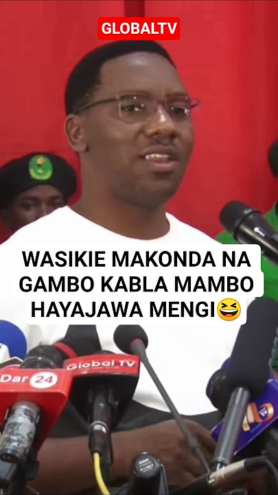 😆WASIKIE MAKONDA NA GAMBO KABLA MAMBO HAYAJAWA MENGI😆😳🔥 #breaking #globaltv #trending #makonda