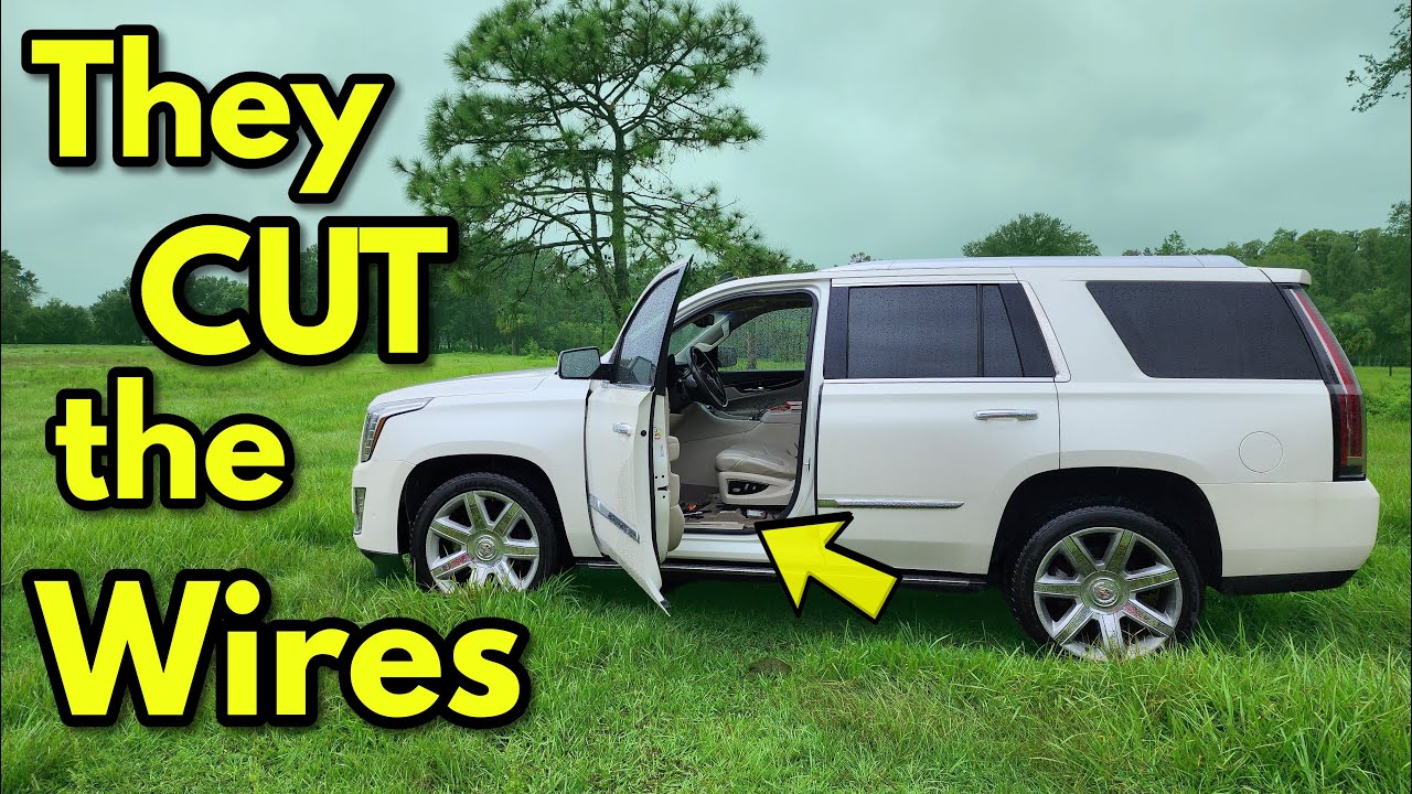 ⁣Someone Illegally Tampered with my Auction Escalade's Safety Systems