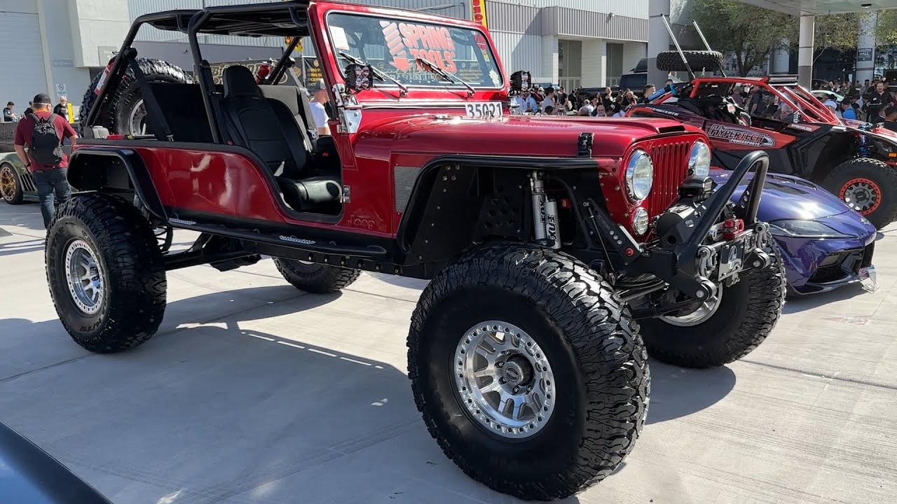 Custom Stretched 1981 Jeep CJ5 by Springtools - YouTube