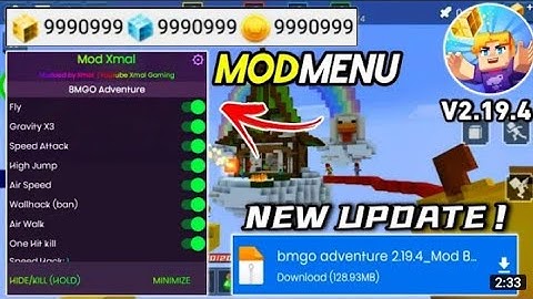 NEW BLOCKMAN GO MOD MENU HACK 2.19.4!! NOT CLICKBAIT 100% REALLL!!