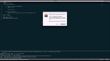 Python 2.7.6 Tutorial Episode 11: Introduction to Classes