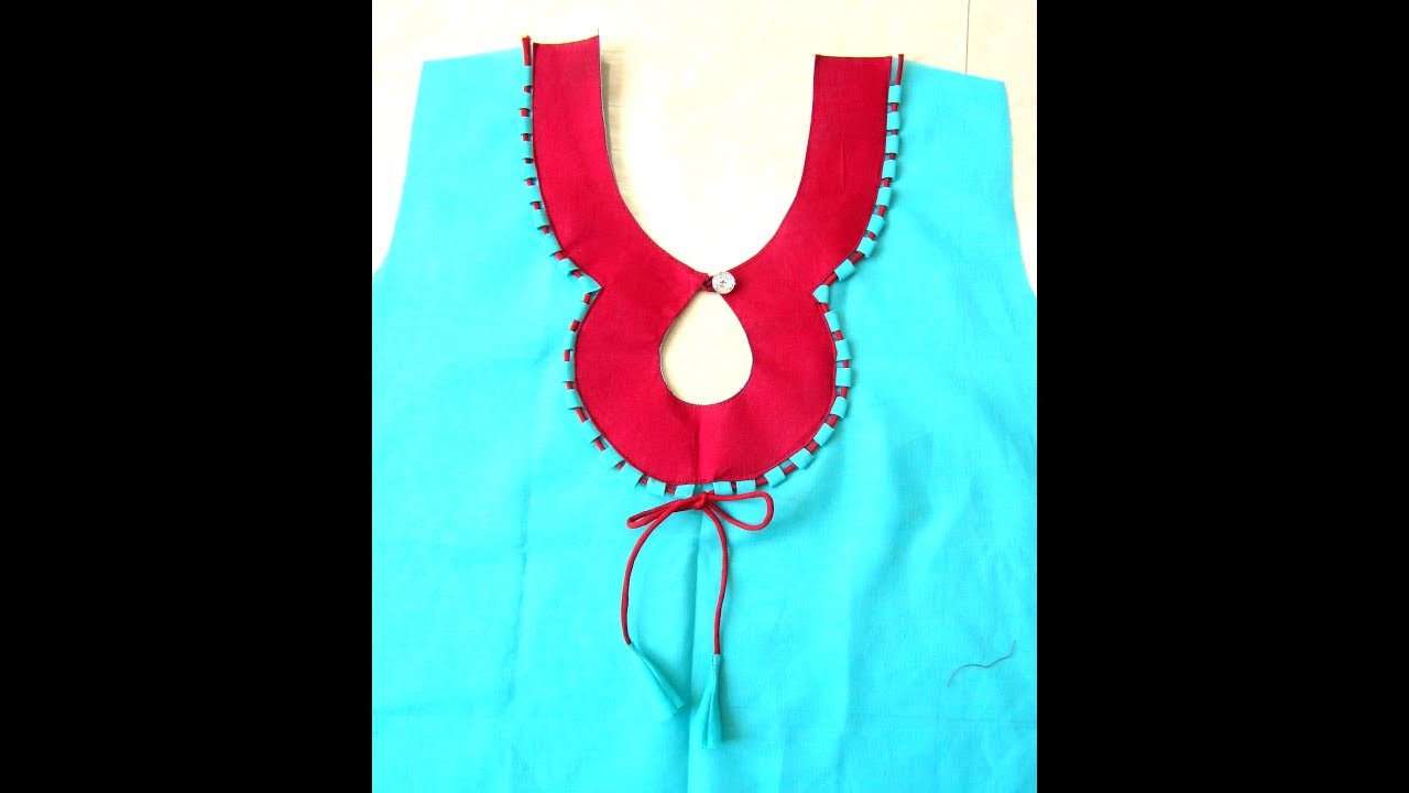 salwar front neck design