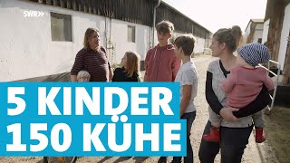 Fünf Kinder und 150 Kühe - allerhand los auf einem Bauernhof in Rennerod