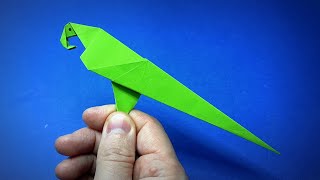 折り紙のオウム | 折り紙のオウムの作り方 | 折り紙の鳥